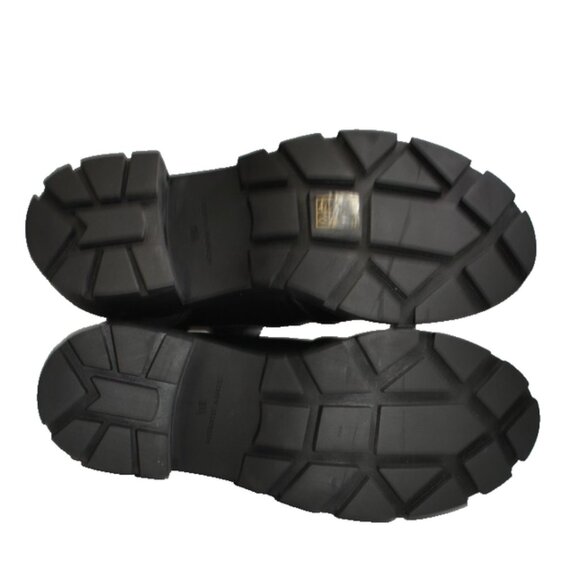 NEW! TORY BURCH Chelsea Lug Sole Ankle Boots 10.5 M Black Leather DD222B 83900 - Picture 6 of 6